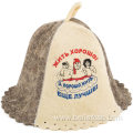 Unisex wool felt Sauna Bath Sauna Felt Hat